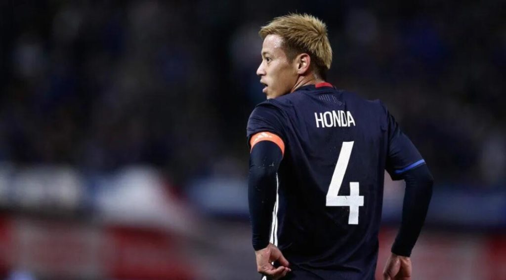 日本代表の本田圭佑