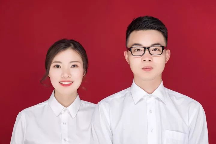 中国の結婚証の写真