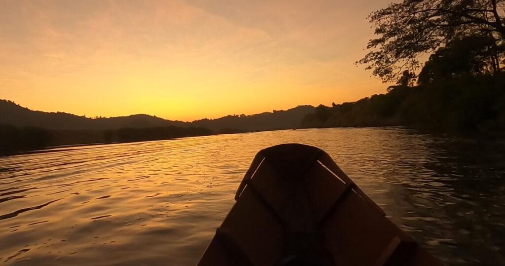 エレファントキャンプの夕日