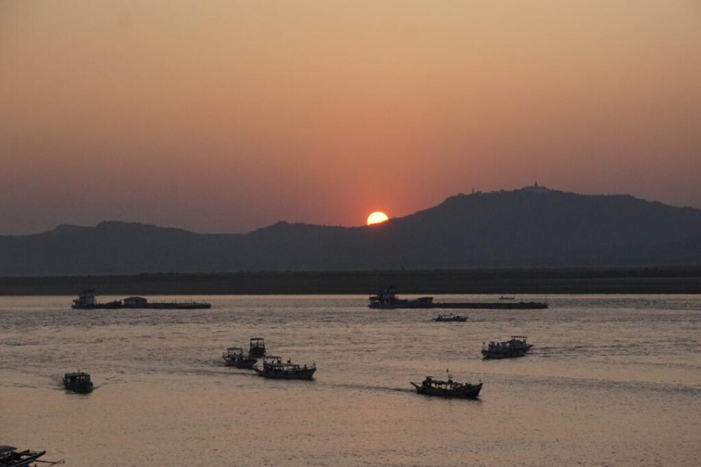 バガンの夕日