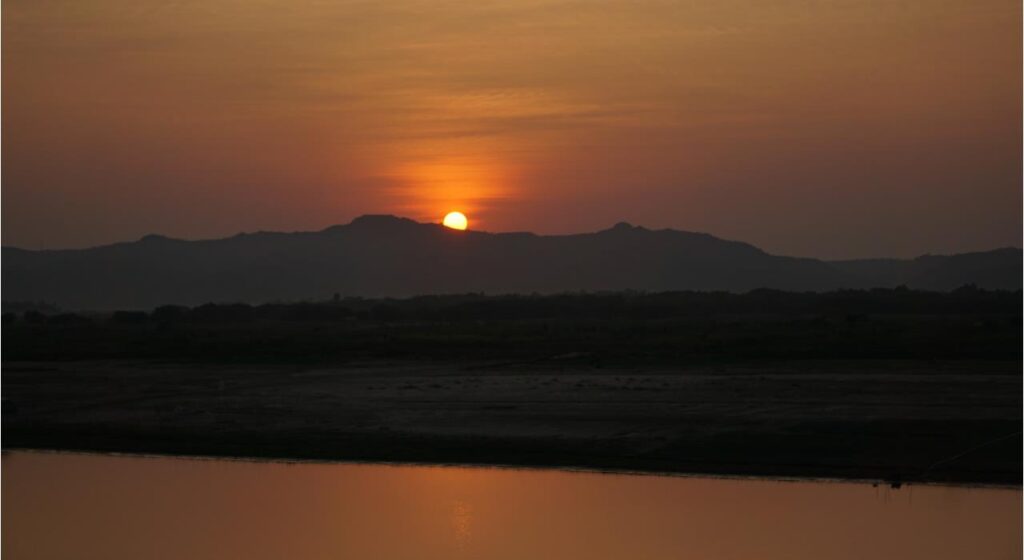 バガンの夕日