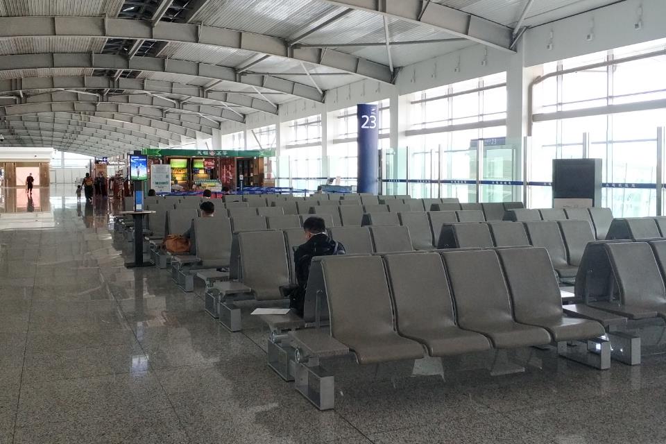 大連空港の搭乗ゲート
