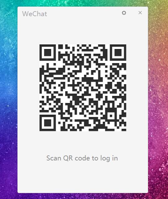 WeChatのQRコード