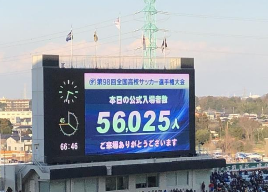 決勝戦の観客数