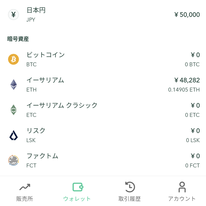 コインチェック購入方法④