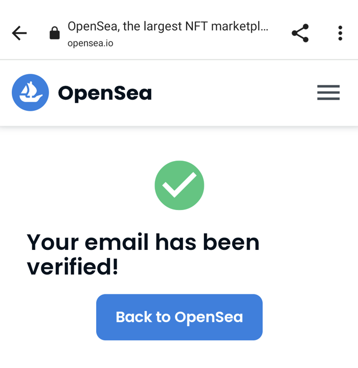 OpenSeaにMetaMaskを接続⑫
