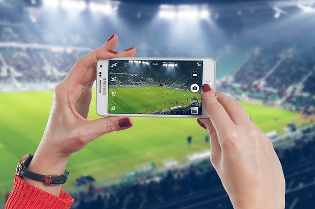 サッカー観戦