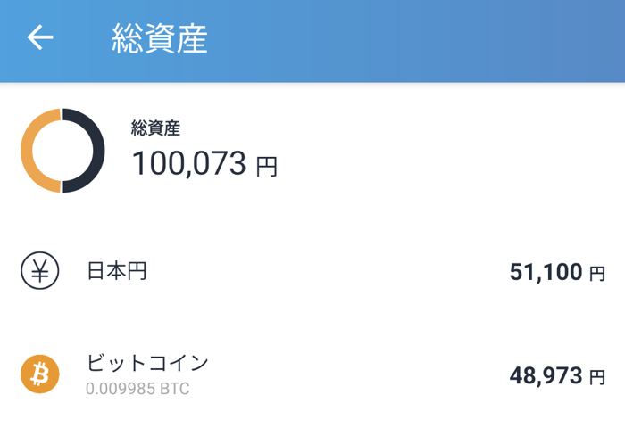 bitFlyer購入⑰