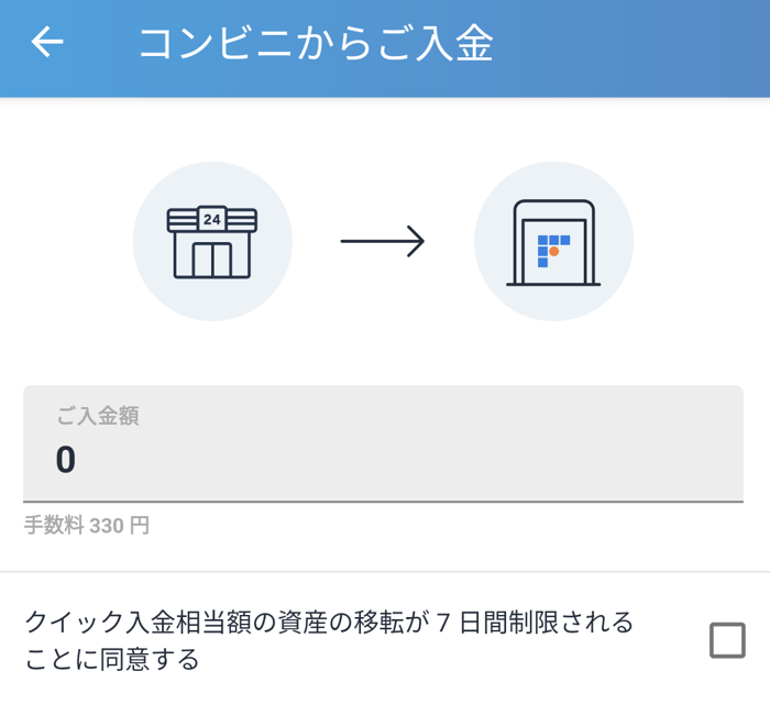 bitFlyer入金⑦