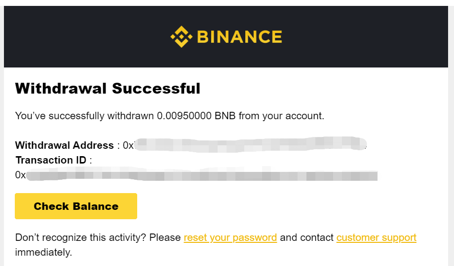 メタマスクにBNB送金㉔
