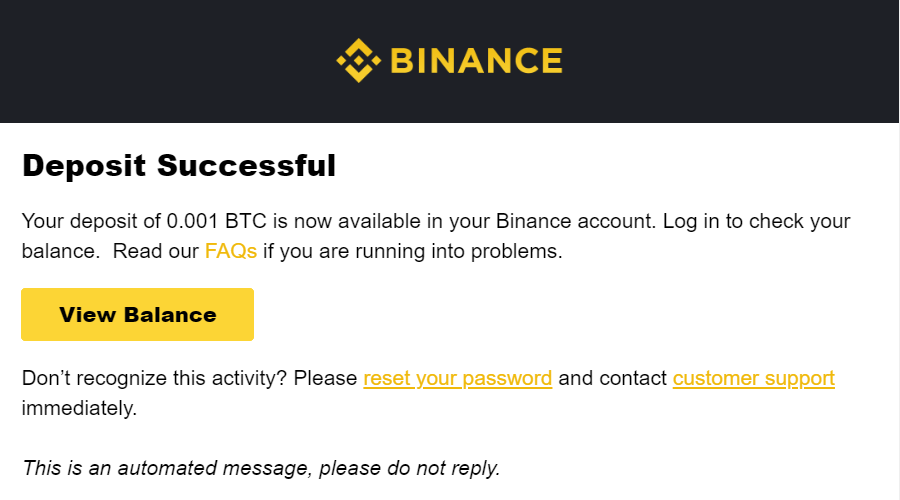Binanceに送金⑳