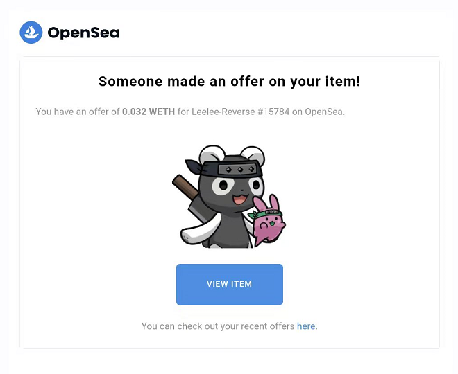 OpenSeaオークション出品⑯