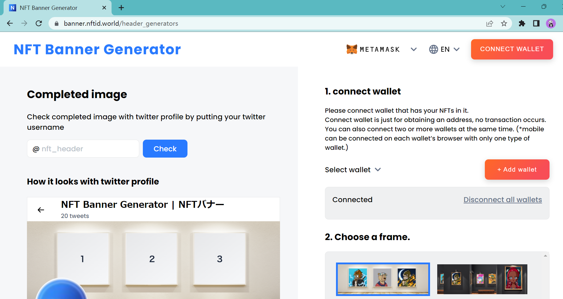 NFT Banner Generator