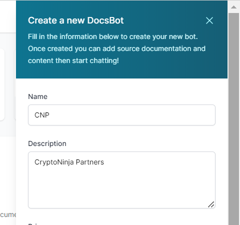 DocsBotの使い方