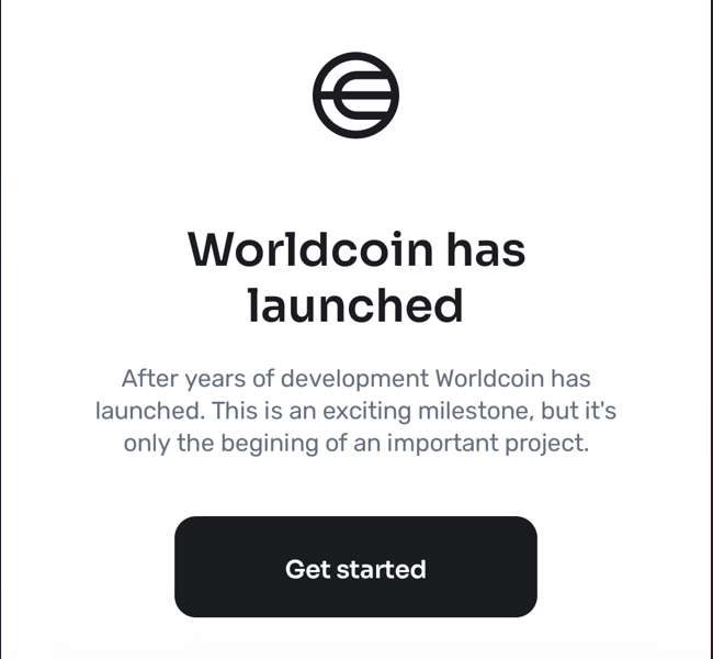 Worldcoinウォレット作成