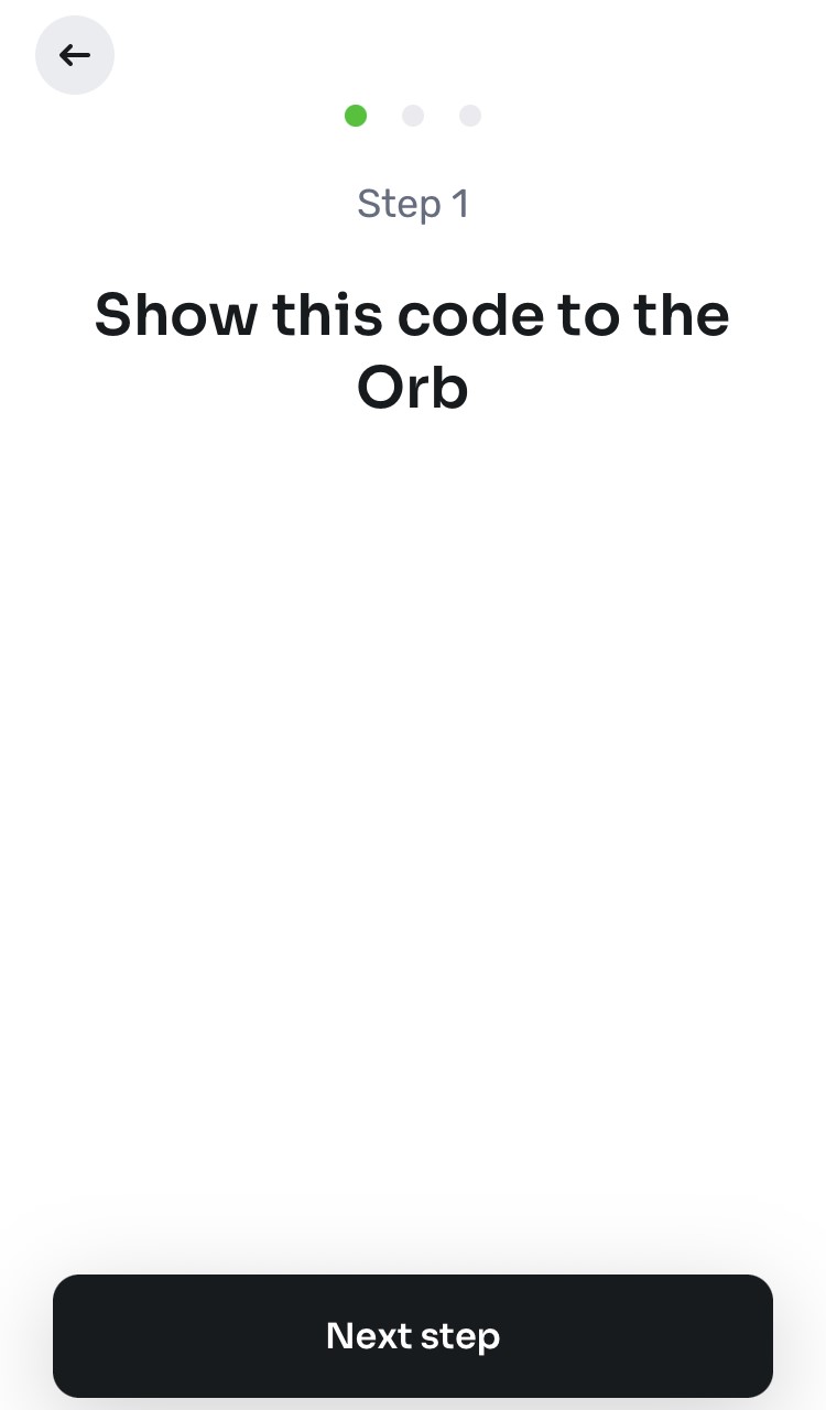 WorldcoinウォレットのOrb認証