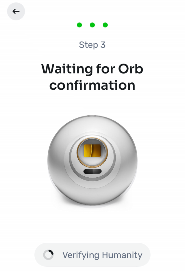 WorldcoinウォレットのOrb認証