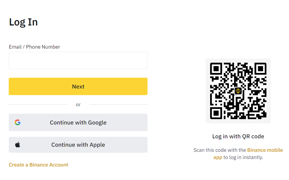 MetaMaskからBinanceに送金